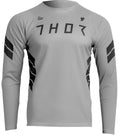 Mens Long Sleeve MTB Mountain Bike Jersey Gray O221