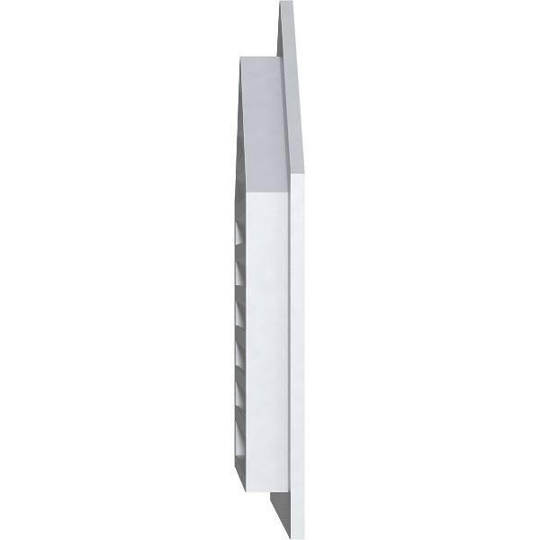 14 inch x 20 inch Peaked Top PVC Gable Vent V801753