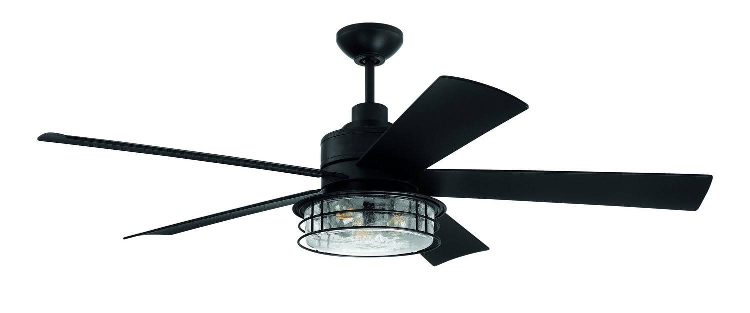 Flat Black Ceiling Fan V875