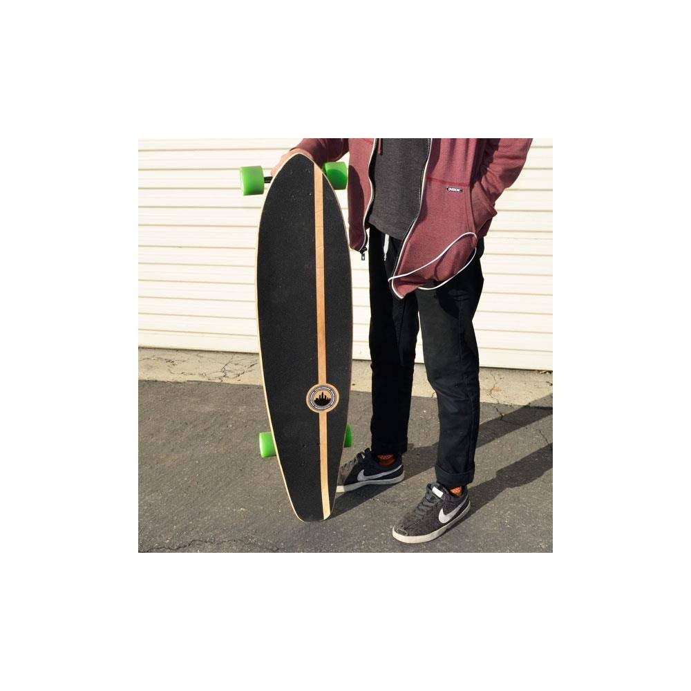 White Kicktail Longboard Complete D18579