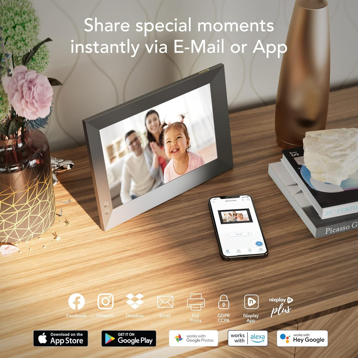10.1 inch Smart Digital Photo Frame with WiFi L84198