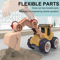 DIY Nut Building Construction Toy Excavator W5054
