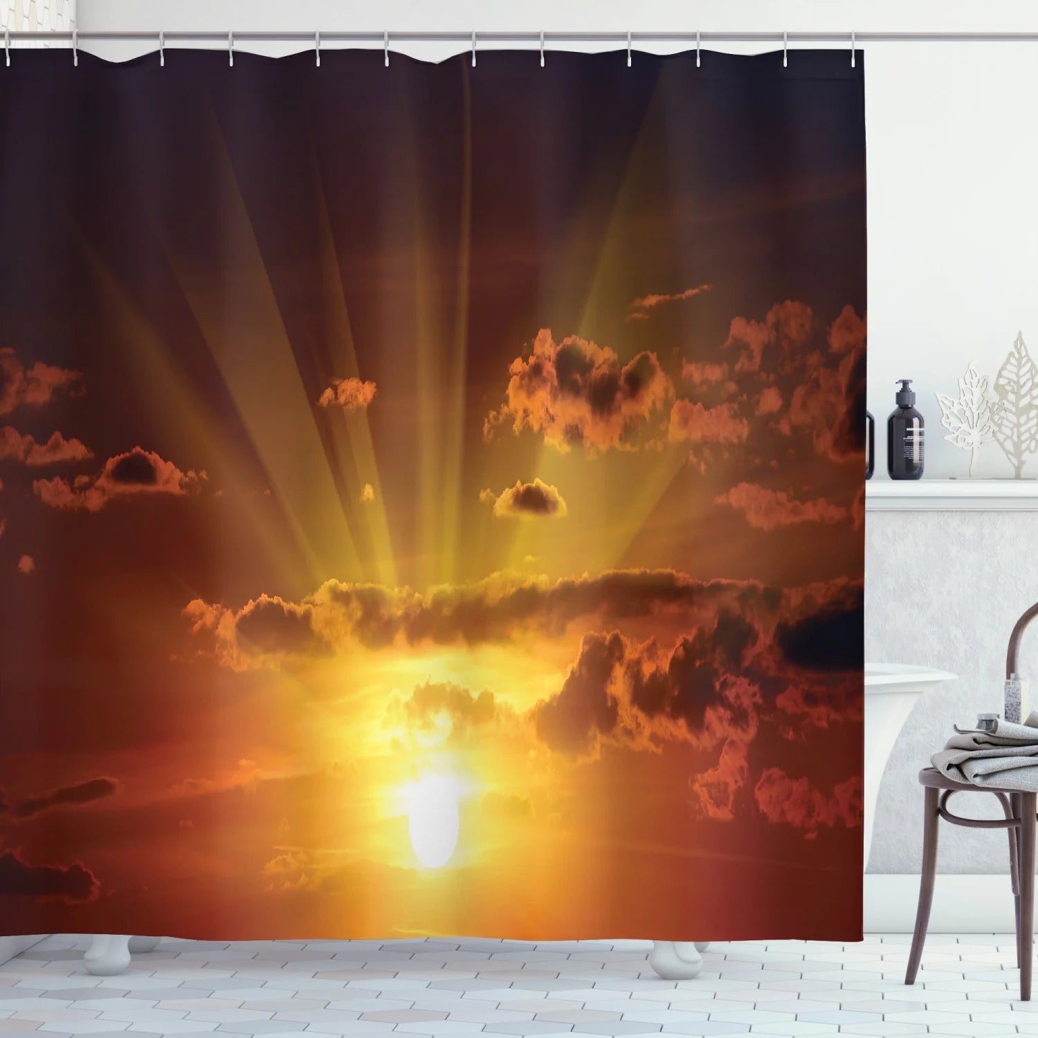 Green Blue 60W X 80L Inches Wall Hanging Tapestry Z36796