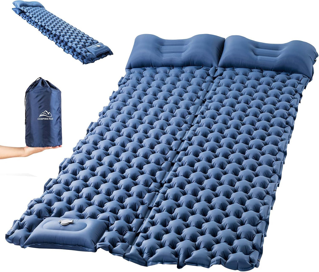 Inflatable Camping Pad for 2 Person Lightweight Waterproof Air Mattress U79254