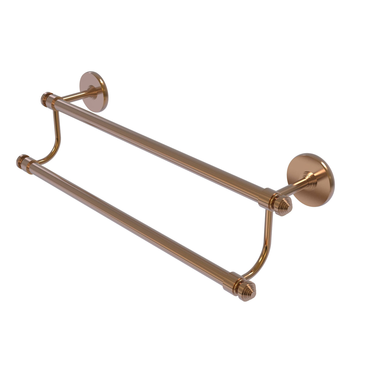 Brushed Bronze Double Towel Bar F5400