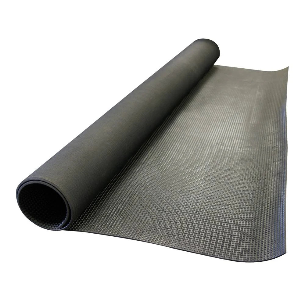 Black Traction Rubber Runner Mat O931