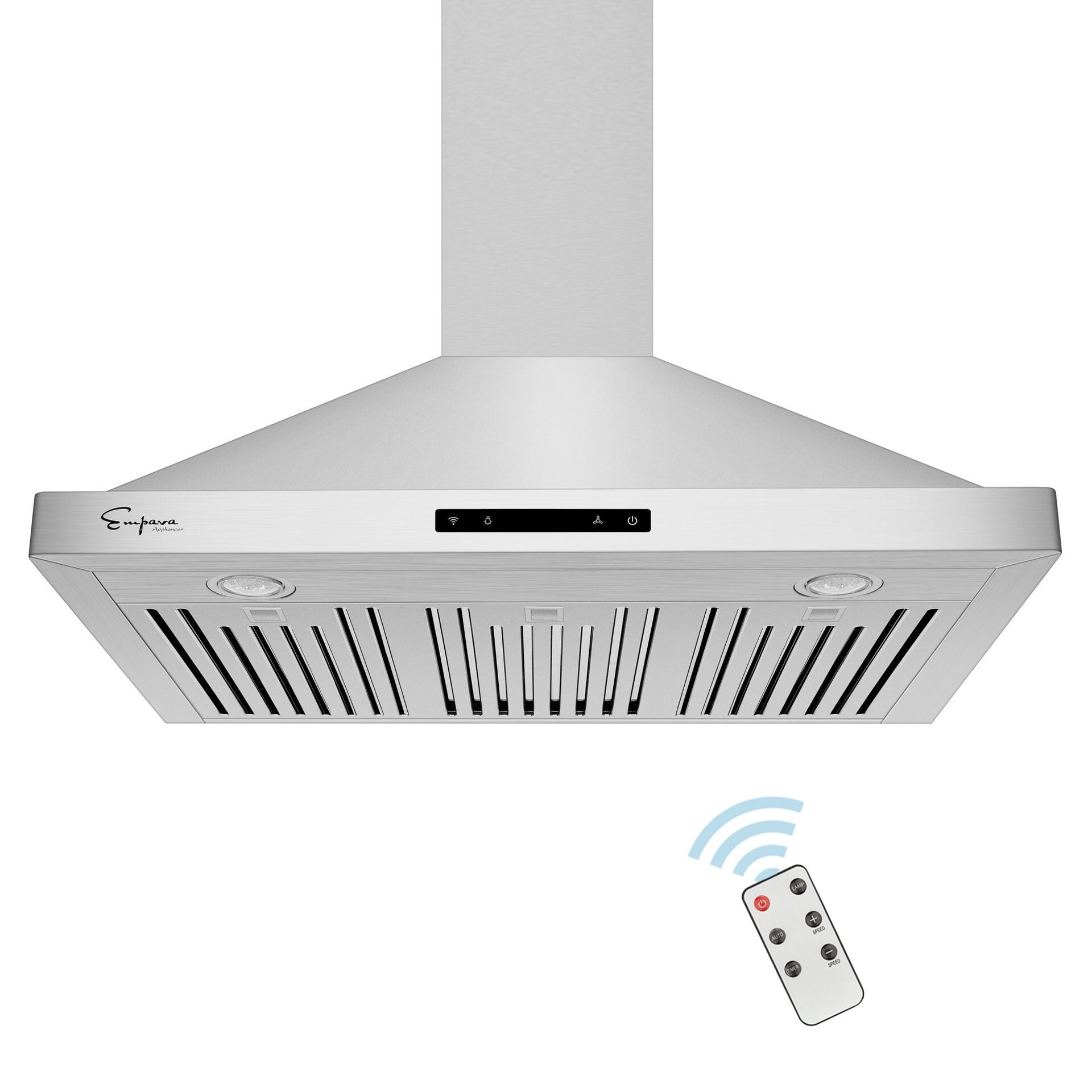2 Piece Gas Cooktop and Wall Mount Range Hood X739