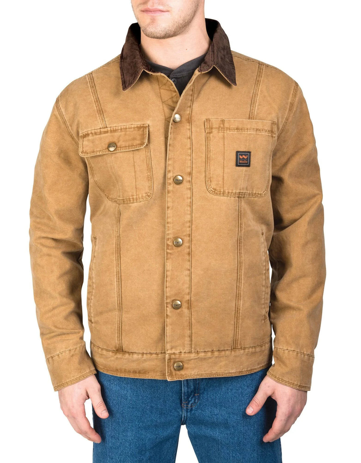 Pecan XXL Duck Cotton Twill Jacket L70626