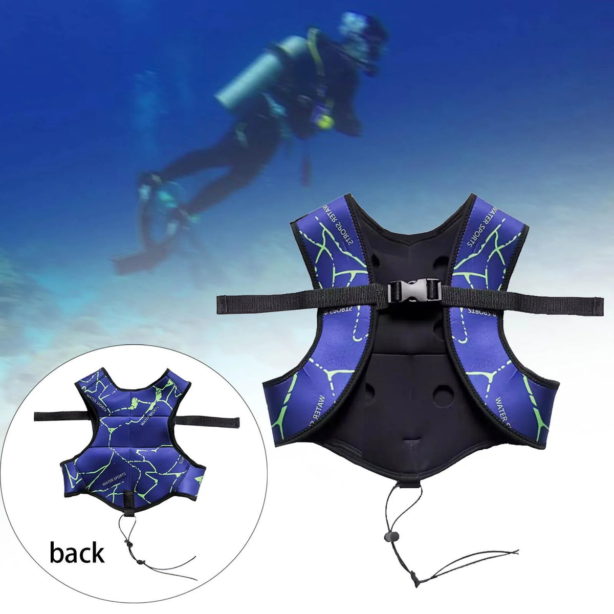 Neoprene Diving Weight Vest XL E55447
