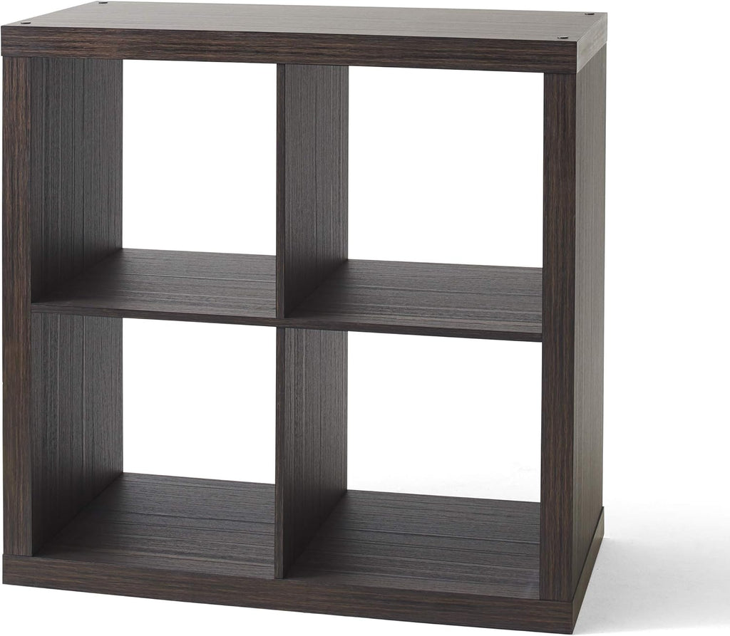 White 4-Cube Storage Cabinet Bookshelf S845528