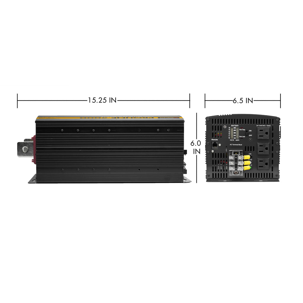 5000W Power Inverter Black P7321