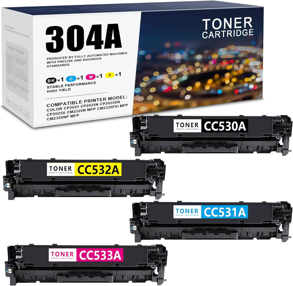 4 Pack Remanufactured Toner Cartridges for HP Printer I408