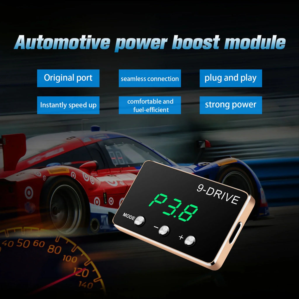 9 Drive Electronic Throttle Controller Pedal Racing Accelerator Booster Replacement F171