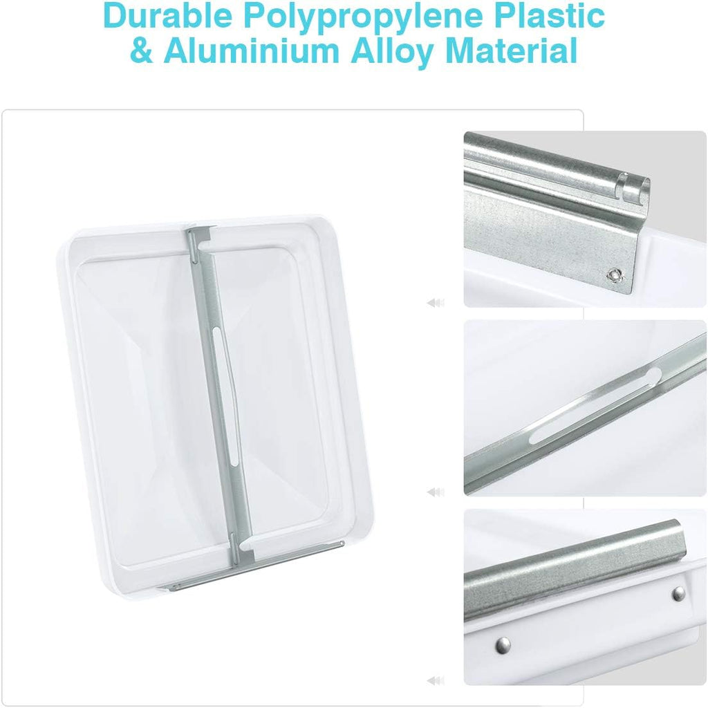 RV Roof Vent Lid Cover 14 inch White 2 Pack X76892