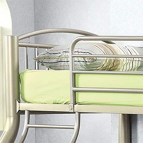 Metallic Gold Metal Twin Over Full Bunk Bed F163