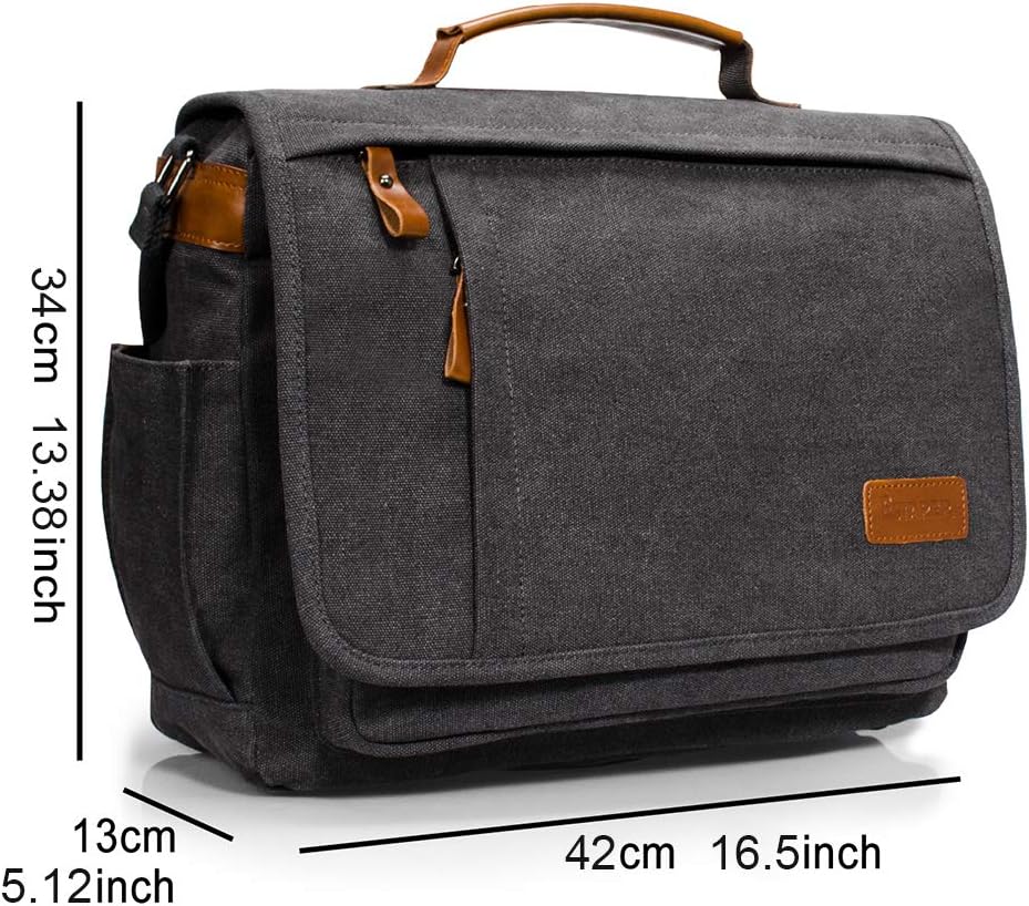 Camera Messenger Bag for DSLR Cameras Laptop 15.6inch Shoulder Bag with Camera Insert Sleeve Z90060
