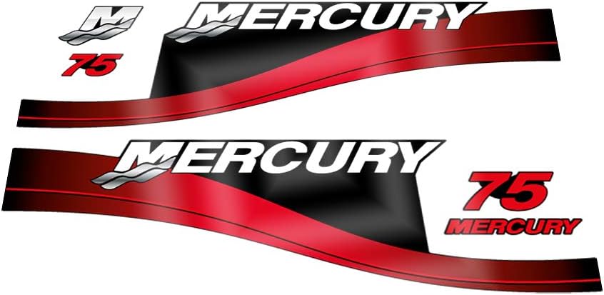 Aftermarket Replacement Outboard Decal Set Pack of 2 A82674