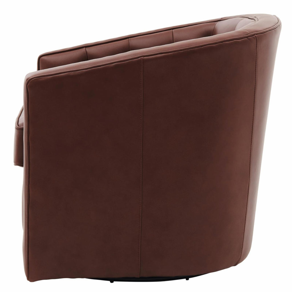 Top Grain Leather Swivel Chair D883012