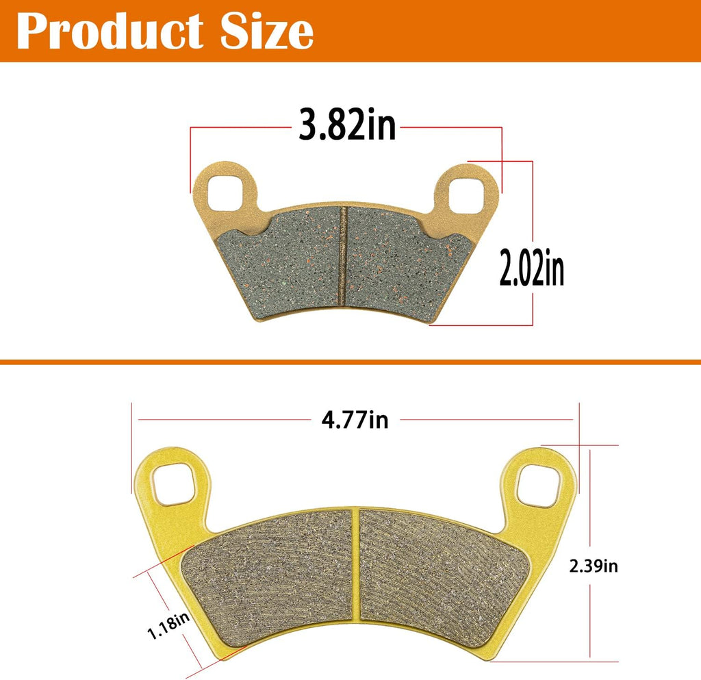 Severe Duty Brake Pads Pack of 2 R77149