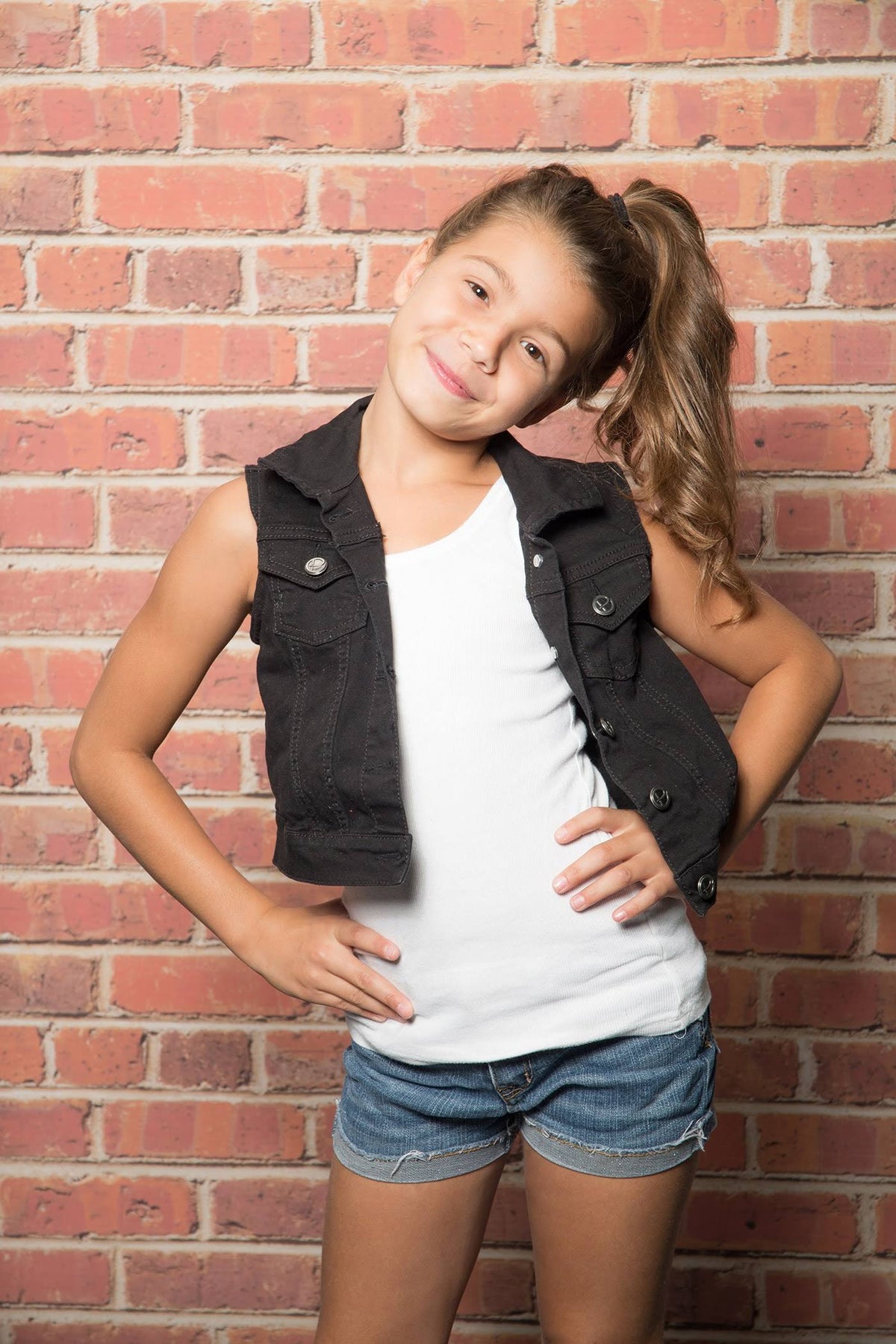 Red Brick Printed Background Paper C2528