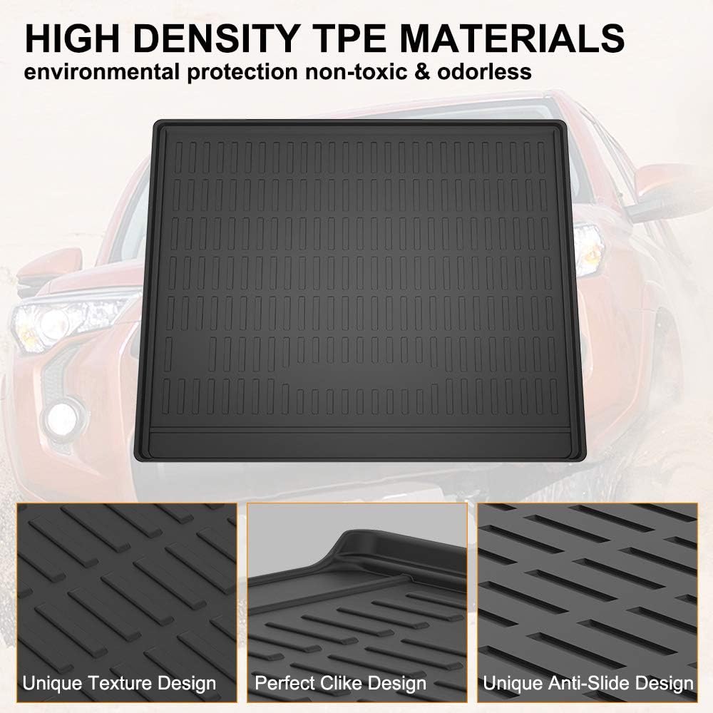 Black TPE Cargo Trunk Mat for Toyota 4Runner L6722