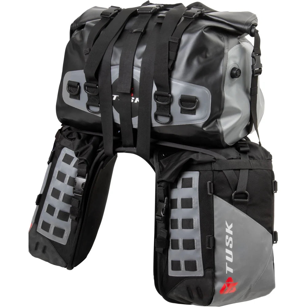 Rackless Luggage System with Medium Dry Duffel Tail Bag Standard Heat Shield S280279