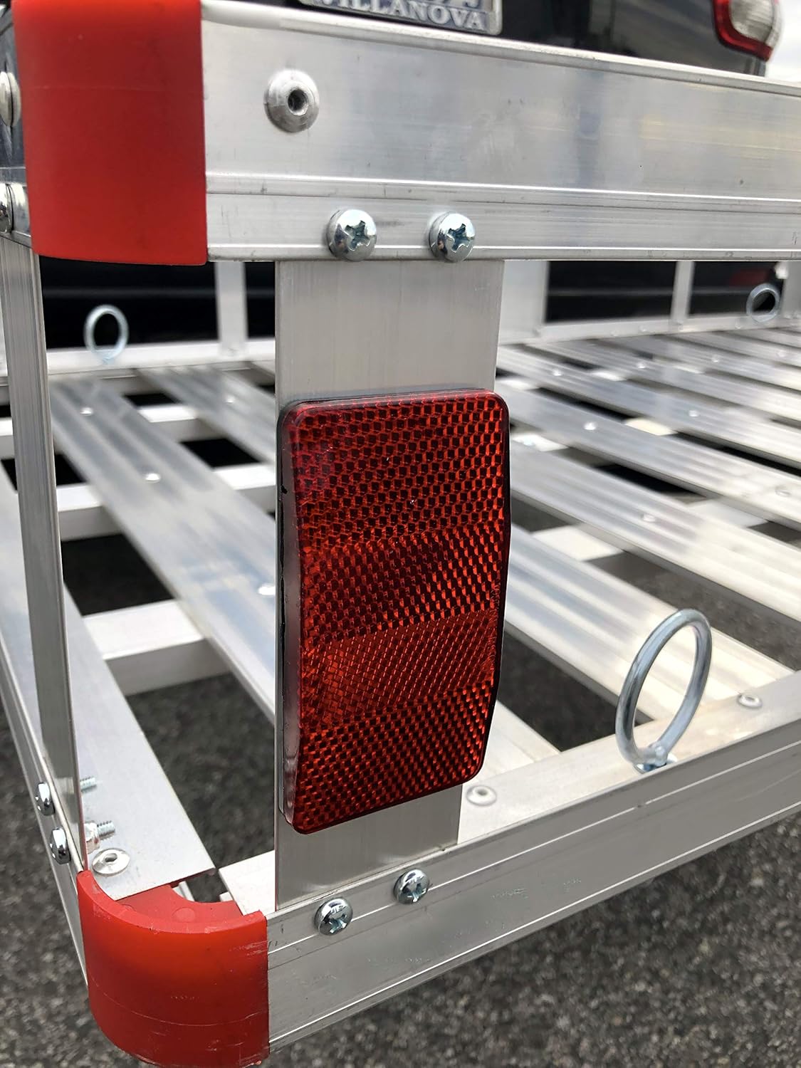 Aluminum Cargo Carrier with High Side Rails and Ramp, 500 lb. Capacity R7486