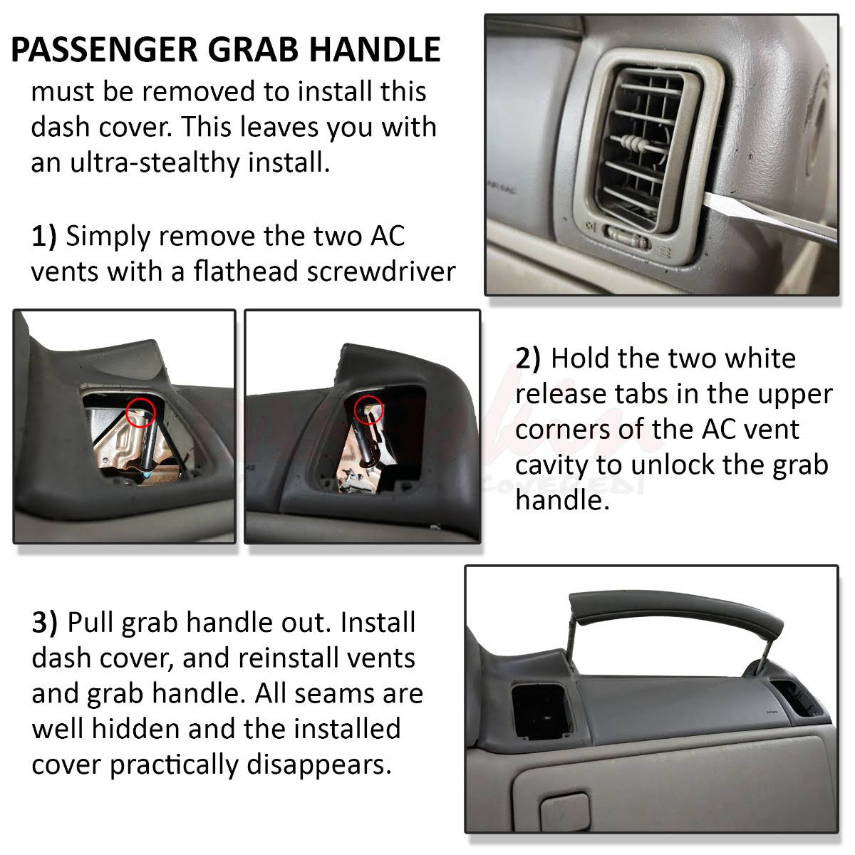 Molded Dash Cover in Light Pewter Grey S99547