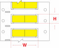 2HX-1000-2-YL-2 Wire Marker, Wire Sleeve V70303