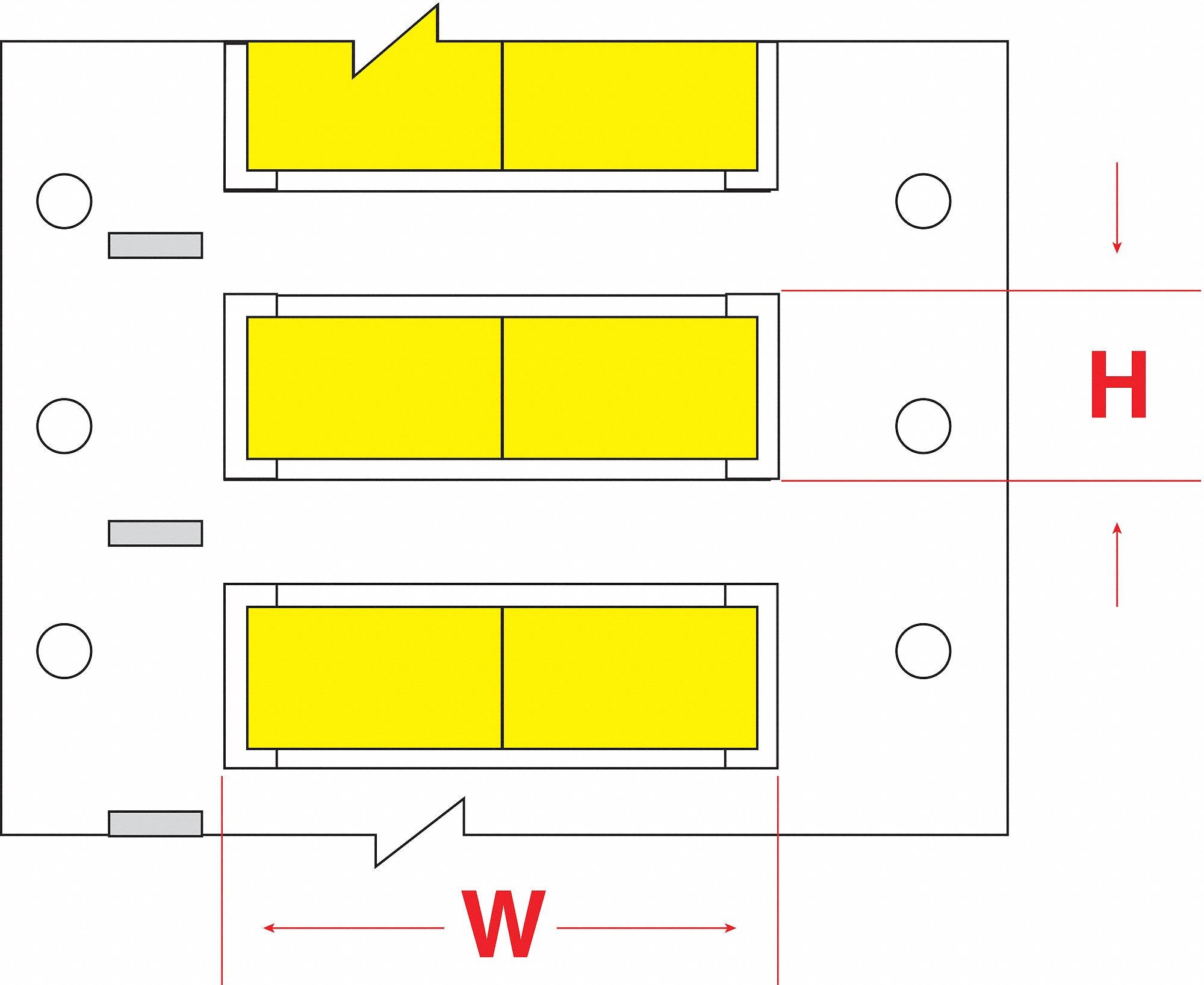 2HX-1000-2-YL-2 Wire Marker, Wire Sleeve V70303