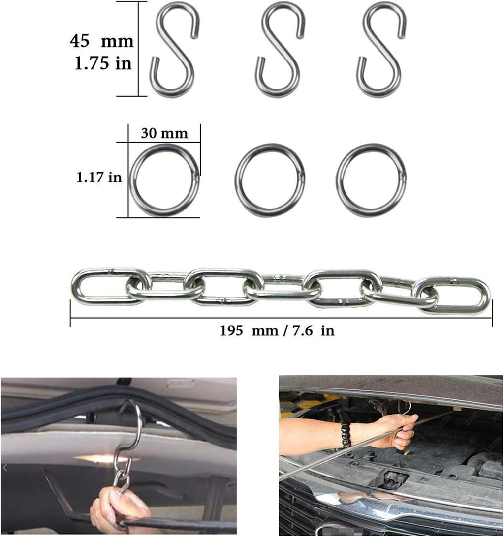 Paintless Dent Repair Tools 6 Pieces C Style Rods K825
