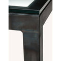 Maple Top Bar Table with Silver Base I15874