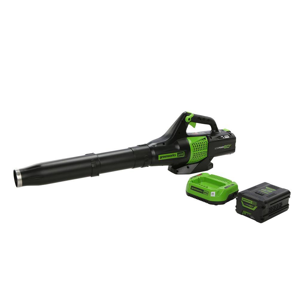 60-Volt Cordless Handheld Leaf Blower with 2.0 Ah Battery and Charger E37078
