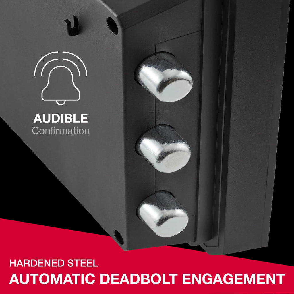 Fire-Resistant Water-Resistant Home Safe with Combination Lock and Override Key I4196