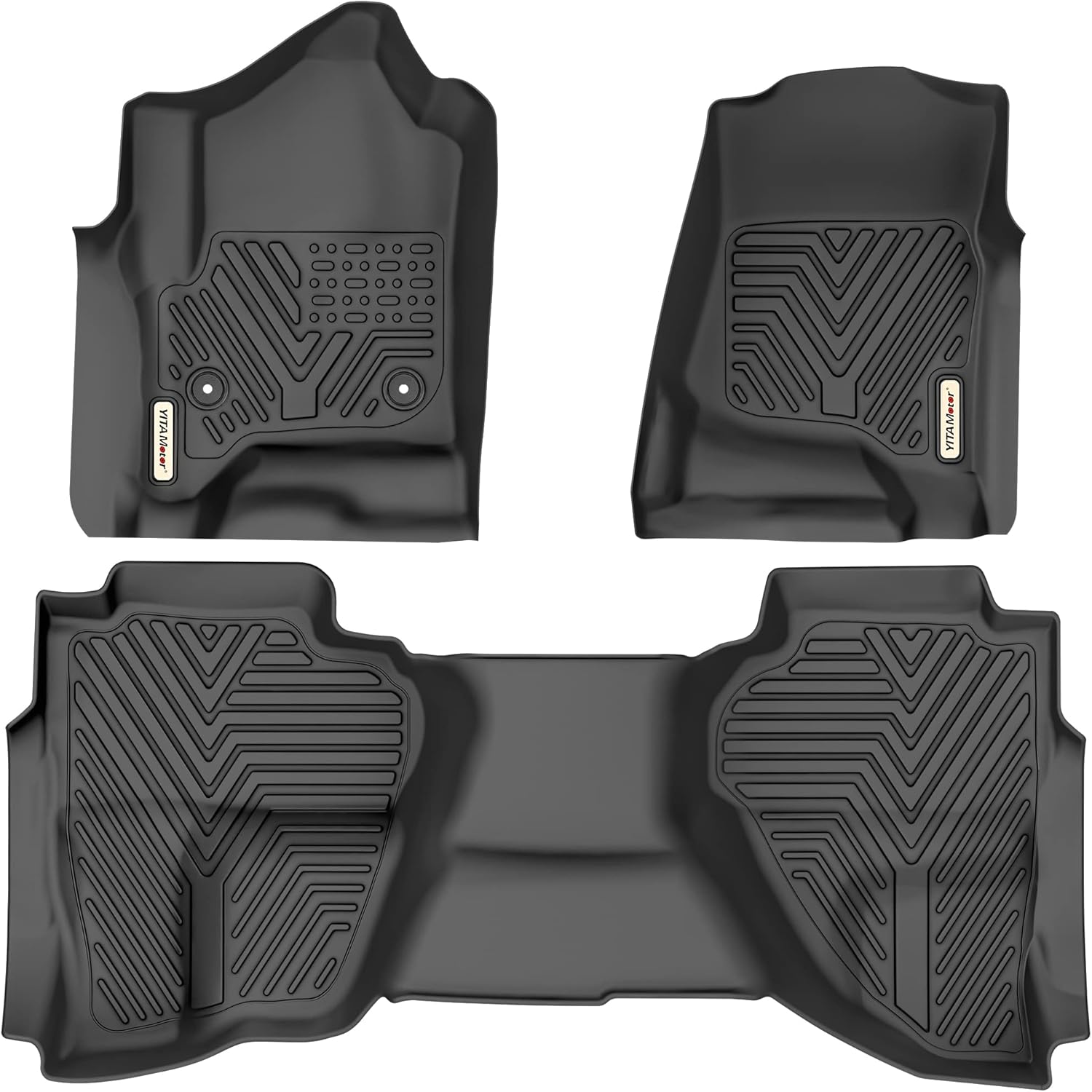 Black TPE Floor Liners 1st & 2nd Row K325