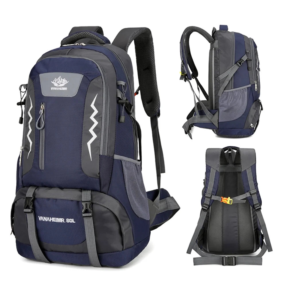 Hiking Backpack 60L Water-resistant Camping Backpack G119340