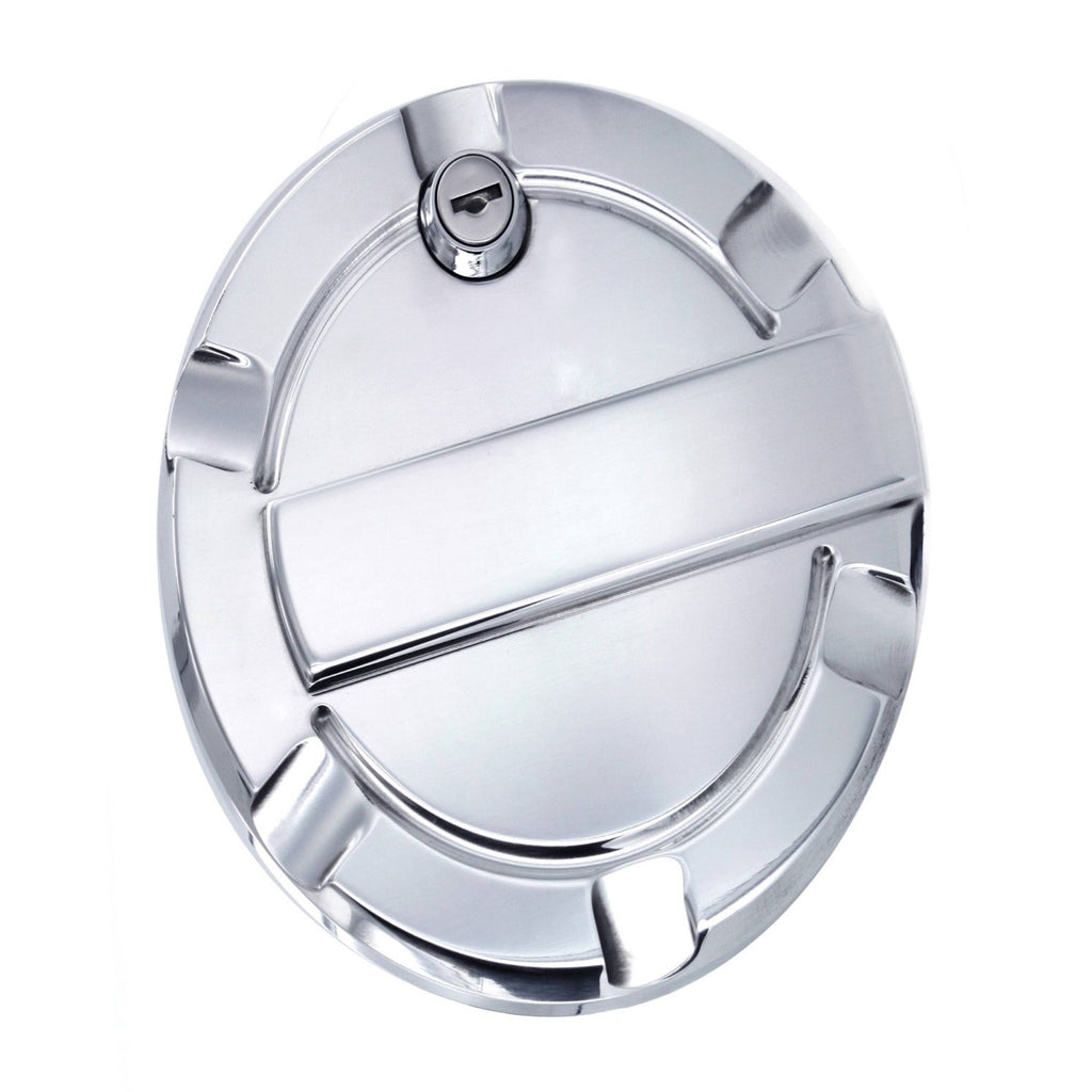 Polished Locking Billet Fuel Door O78407
