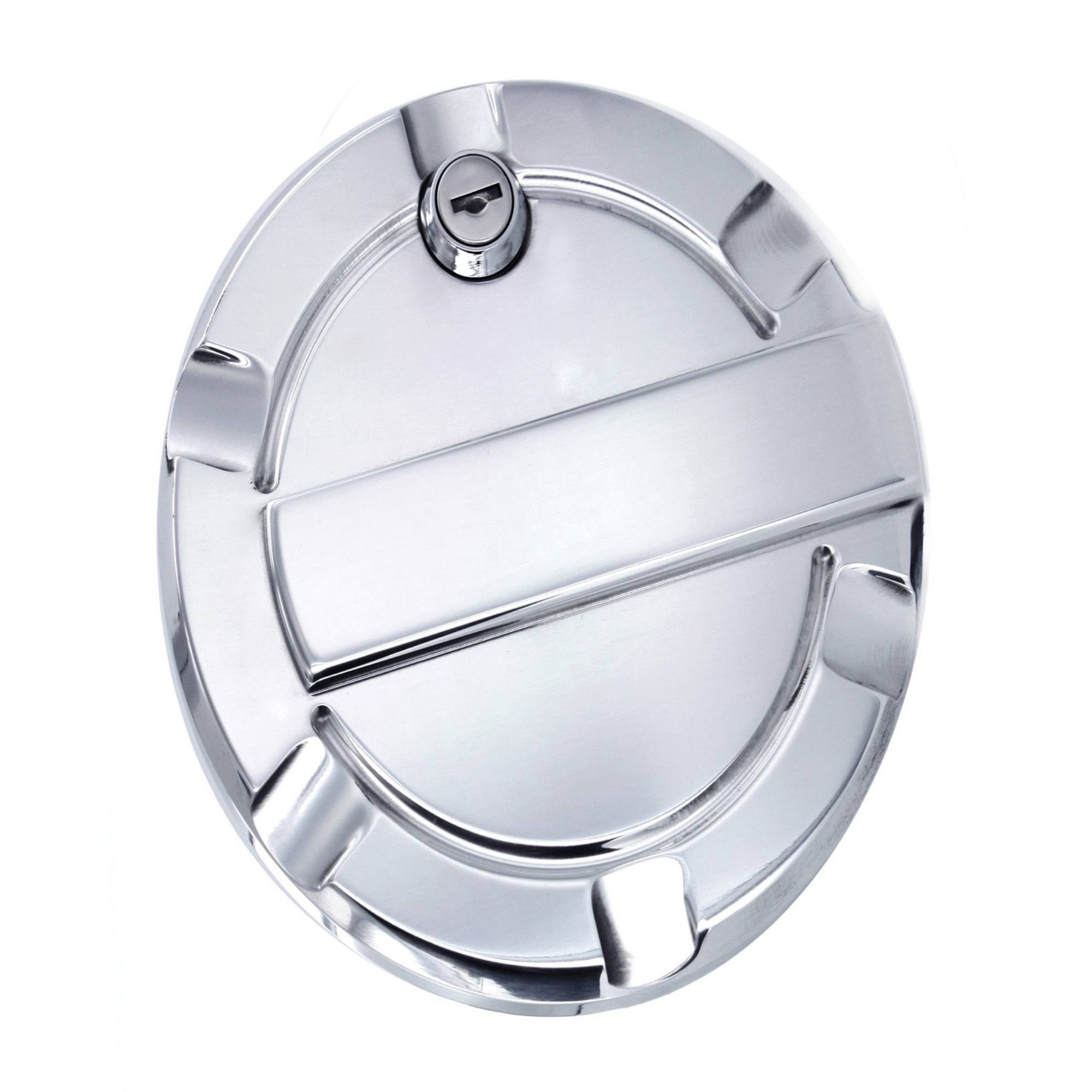 Polished Locking Billet Fuel Door O78407