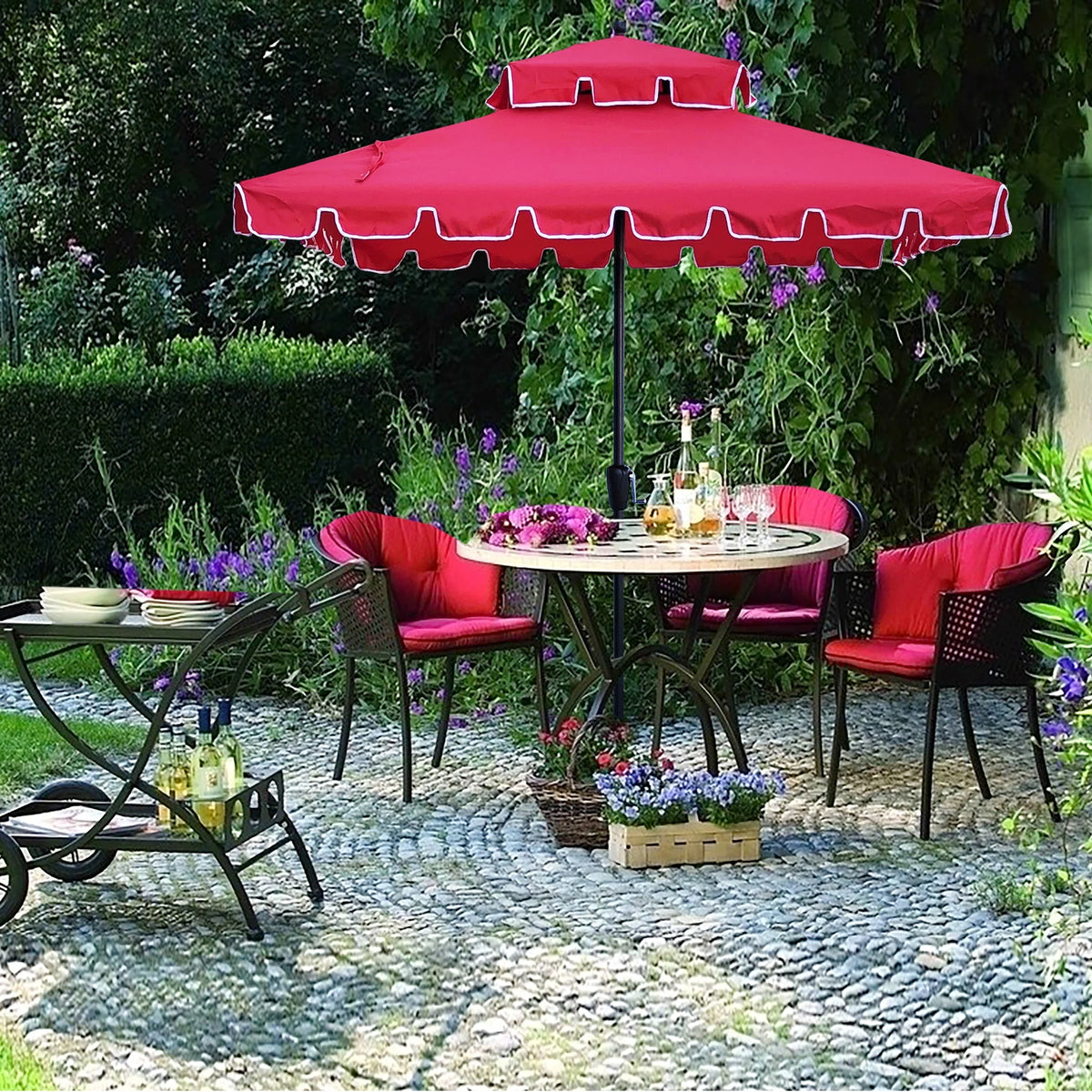 7' Square Beach Umbrella P58151