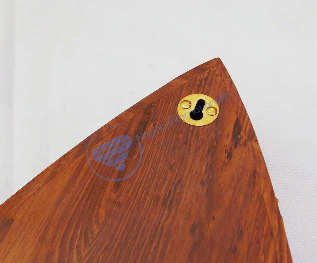 Wooden Key Hanger With Oars A3954