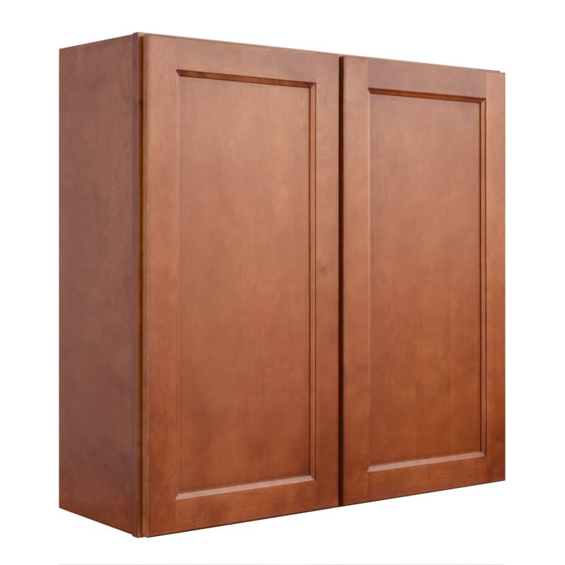 Double Door Wall Cabinet Amber Spice W260133