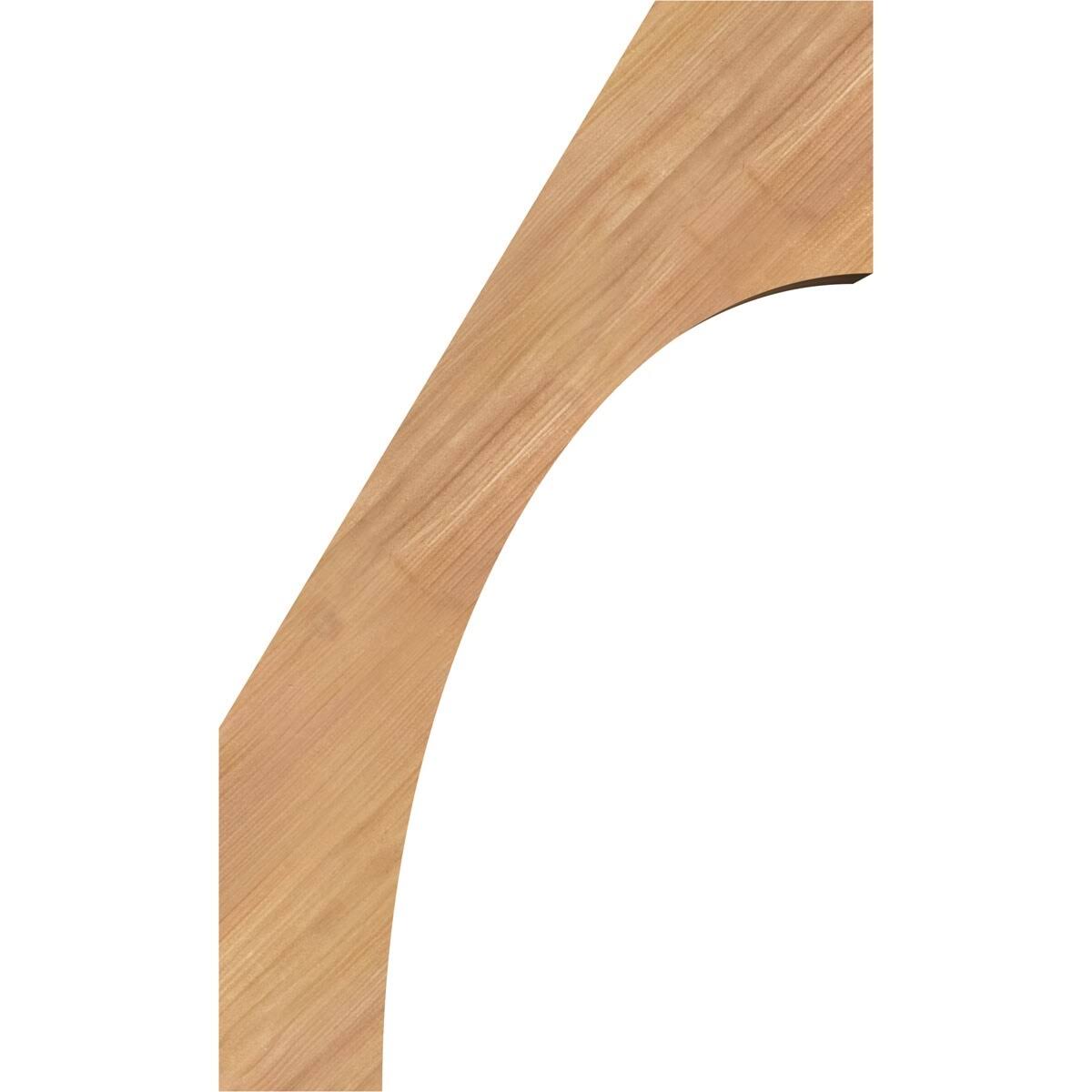3 1/2x22W x 20x22D x 24x22H Westlake Smooth Brace, Western Red Cedar A690