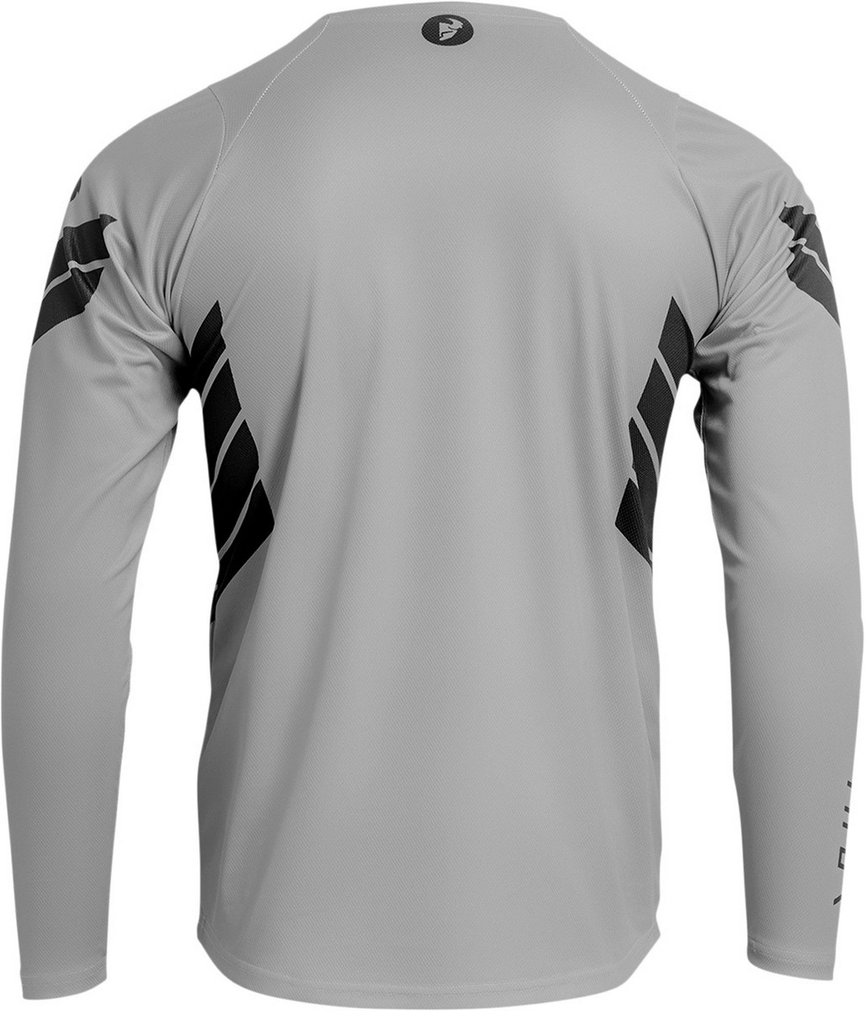 Mens Long Sleeve MTB Mountain Bike Jersey Gray O221