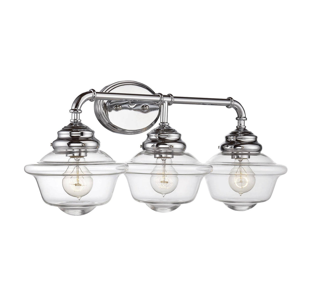 Chrome 3 Light Bath Bar G51955