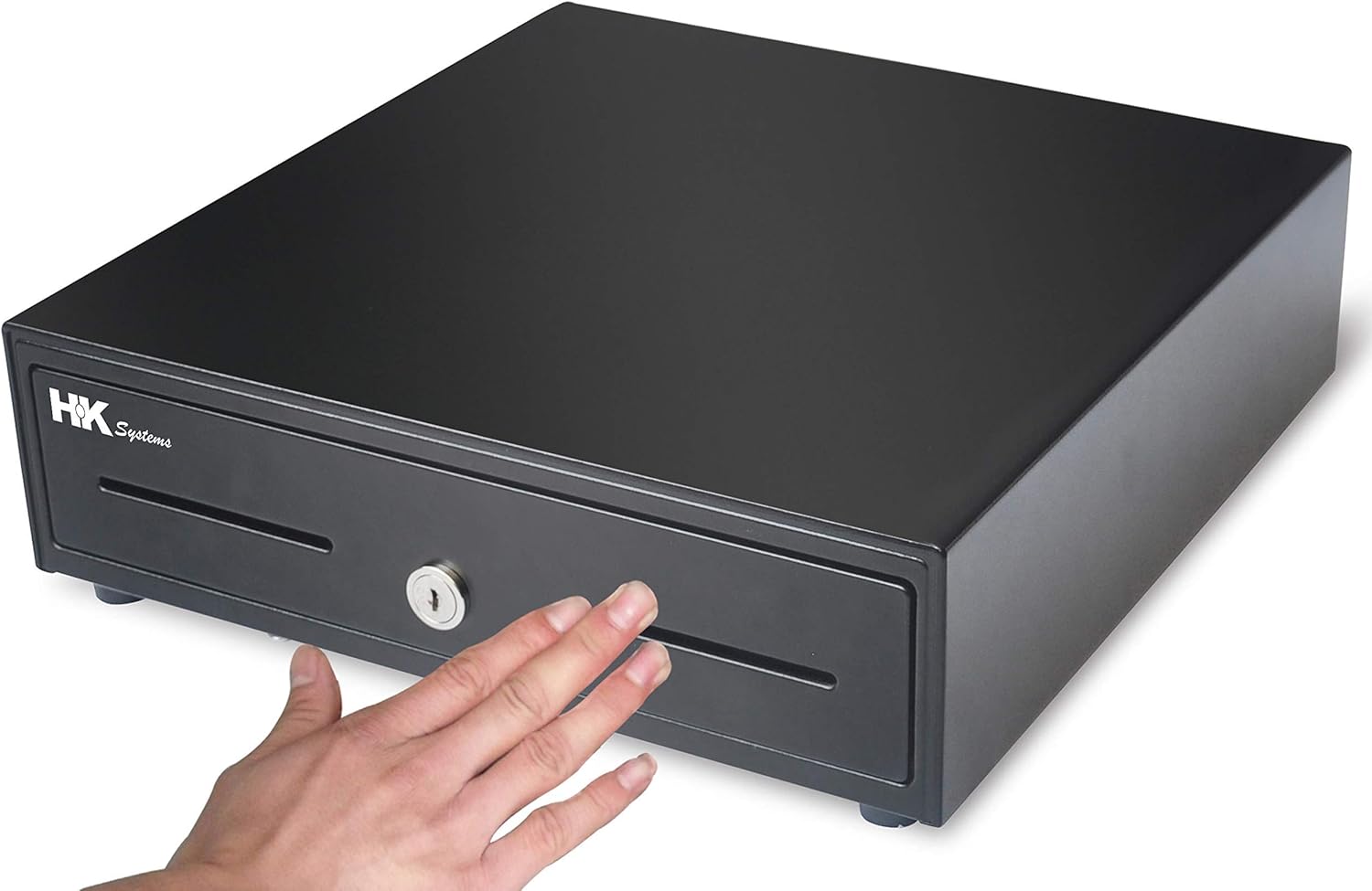 16 Heavy Duty Black Push Open Cash Drawer with Metal Bracket H135290