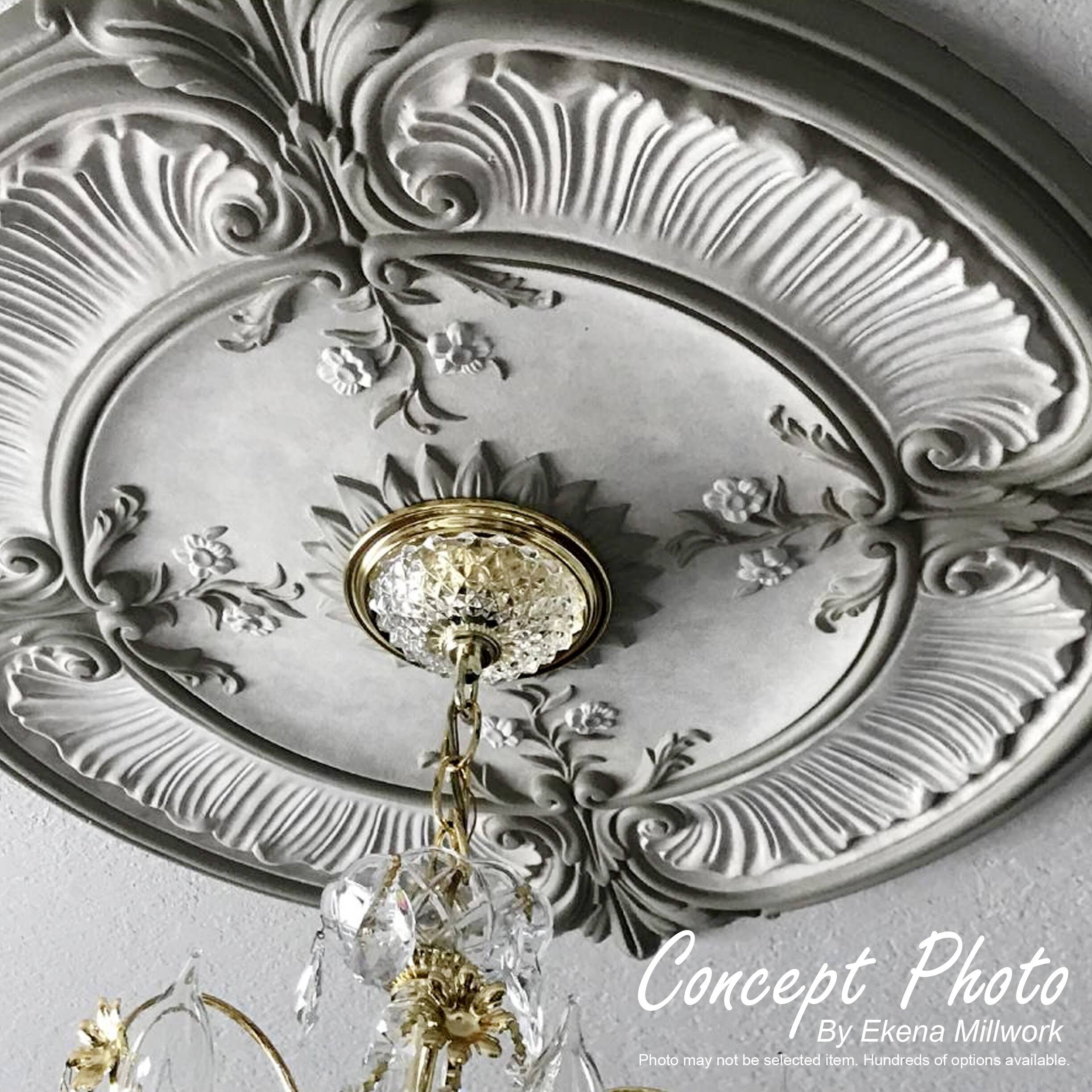 32 5/8x22OD x 2x22P Ceiling Medallion T4479