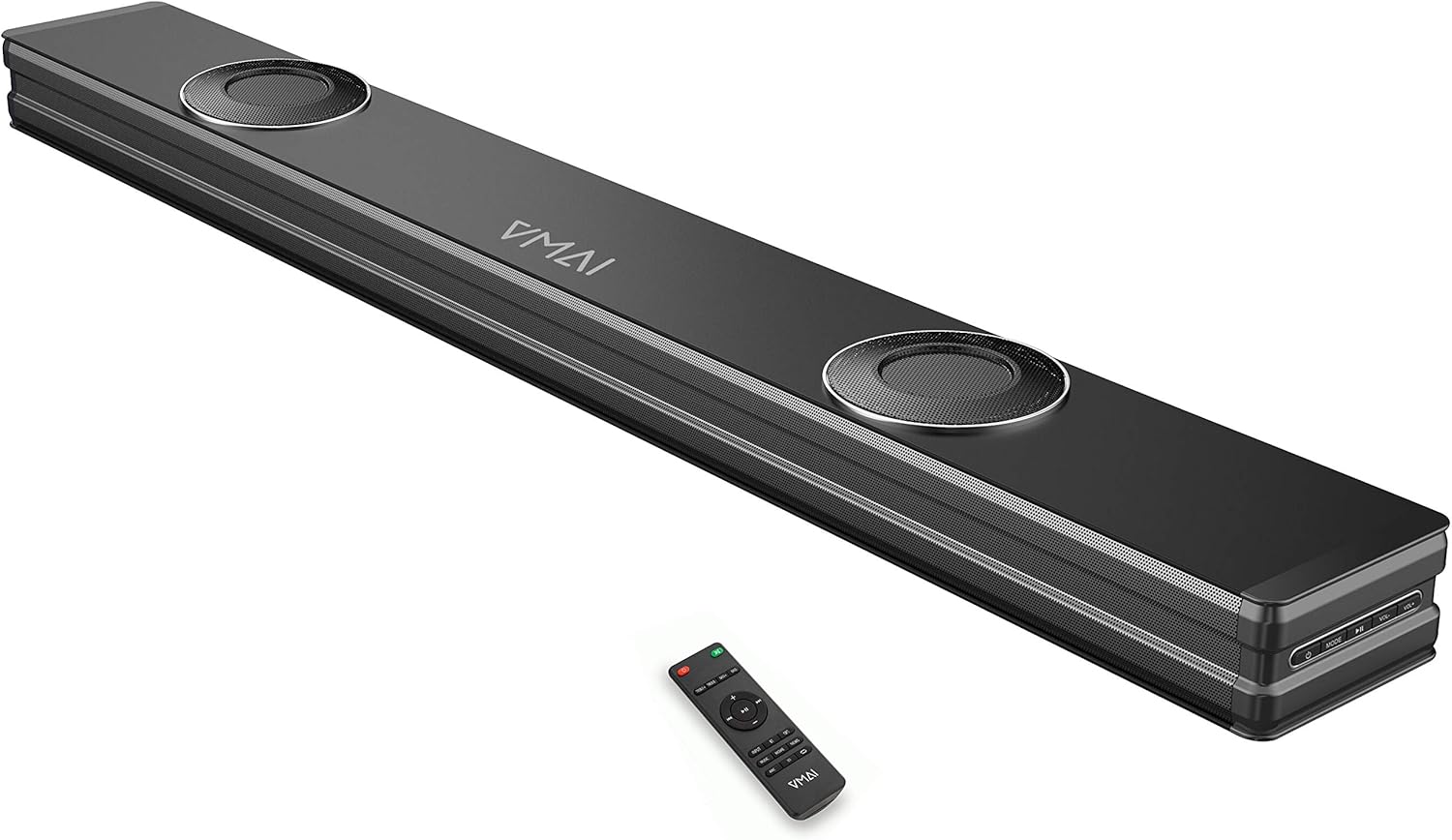 2.1 Sound Bar with Dual Built-in Subwoofer, 90W, Bluetooth 5.0, Wall Mountable V952826