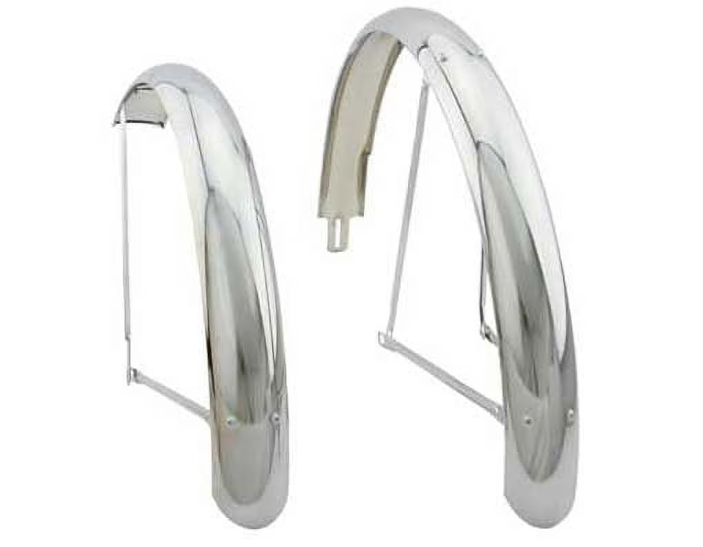 26" Adjustable Chrome Fender Set H349