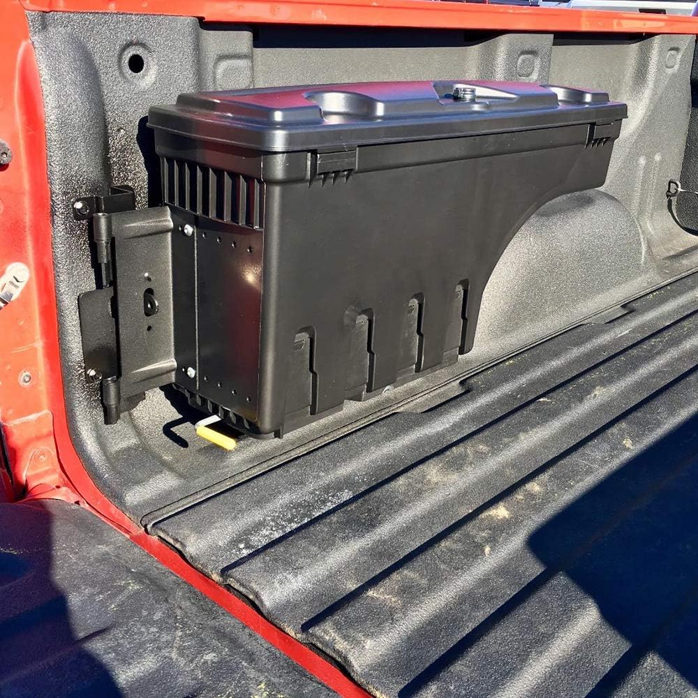 Lockable Truck Bed Storage Box Toolbox Swing Case E7182