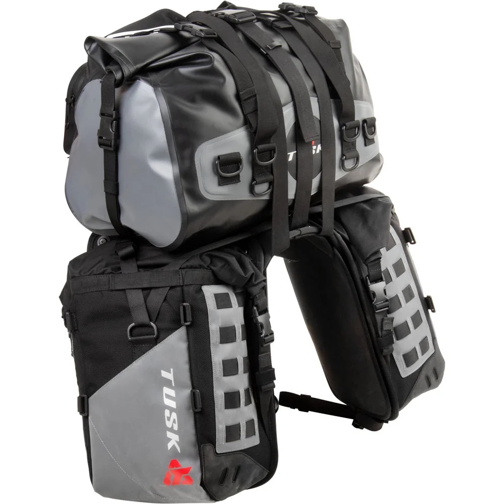 Rackless Luggage System with Medium Dry Duffel Tail Bag Standard Heat Shield S280279